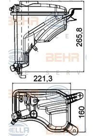 Resim Yedek Su Deposu Bmw E81 E82 E90 E88 E91 E92 E93 E84 E89 
