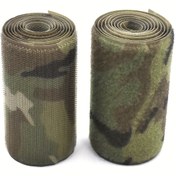 Resim 4" Genişlik 1m Uzunluk Kamuflaj Webbing Dikişli Bağlama Bandı, Açık Giysiler, Sırt Çantası DIY - Dayanıklı Naylon, Gizli Taşıma, Gizli Taşıma Ekipmanı | Kamuflaj Deseni | Dayanıklı Naylon, Açık Ekipman 