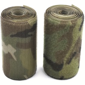 Resim 4" Genişlik 1m Uzunluk Kamuflaj Webbing Dikişli Bağlama Bandı, Açık Giysiler, Sırt Çantası DIY - Dayanıklı Naylon, Gizli Taşıma, Gizli Taşıma Ekipmanı | Kamuflaj Deseni | Dayanıklı Naylon, Açık Ekipman 