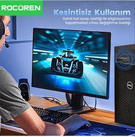 Resim Rocoren 650 Mbps 2.4 & 5ghz Dual Band Usb Wifi Adaptör 