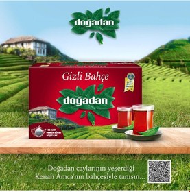 Resim Doğadan Gizli Bahçe Demlik Süzen Poşet Siyah Çay 100'lü 