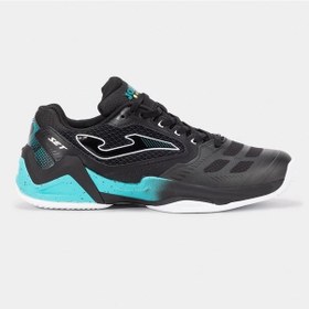 Resim Joma Set Erkek Siyah Toprak Kort Tenis Ayakkabısı Tsets2501c Siyah 