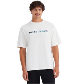Resim Skechers M Graphic Tee Crew Neck Erkek T-shirt S232151-102 Beyaz 