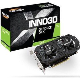 Resim Inno3D NVIDIA GeForce GTX1650 Twin X2 OC 4 GB GDDR 128 Bit Ekran Kartı 