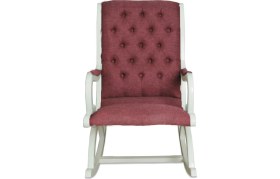 Resim Asedia Rustik Lake Bordo Sallanan Sandalye Dinlenme Emzirme Baba Tv Okuma Uzanma Koltuğu Berjer 