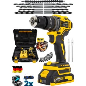 Resim Şarjlı 980F Kömürsüz Çelik Mandren Darbeli Matkap 10MM Vidalama 