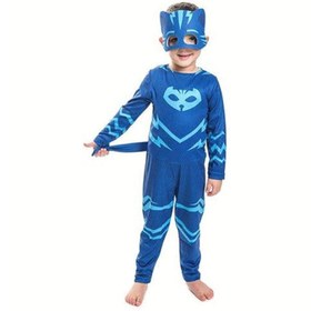 Resim Empressco Pijama Takımı Çocuk Kedi Kostüm ve Maske Seti, Eğlenceli ve Rahat Giyim 