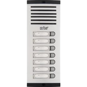 Resim Nts Diafon Sesli Işıklı Fotoselli Tek Sıra 7li Zil Butonu 4007 