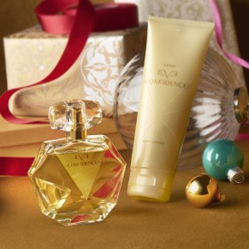 Resim AVON Eve Confidence 50+10 Kadın Parfüm ve Vücut Losyounu Paketi 
