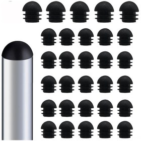 Resim Konesam 30 Adet Plastik Boru Uç Kapakları - 3/4 İnç Masaüstü Ve Bahçe Mobilyası, Metal Sandalyeler İçin Kaydırma Koruyucusu 
