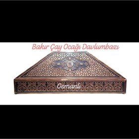 Resim OSMANLI ÇAY KAZANLARI Osmanlı Çay Kazanı Davlumbazı 90 Cm Bakır Davlumbaz 