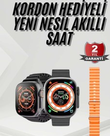 Resim Akıllı Saat Sağlık Takibi Kalp Atışı Adımsayar Ultra Yeni Nesil nefes Egzersizi 