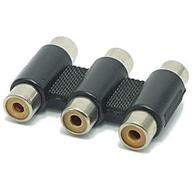 Resim 3'Lü Rca Kablo Dişi-Dişi Uzatma Aparatı 