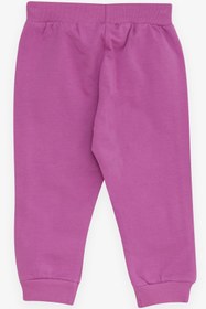 Resim Breeze Kız Bebek Eşofman Altı Bebek Fil Baskılı 6 Ay-2 Yaş, Eflatun 