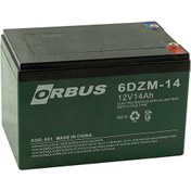 Resim Orbus Akü 12 Volt 14 Amper Orbus / Kıjo ( 150 x 97 x 95 mm ) (Elektrikli Bisiklet Aküsü) 