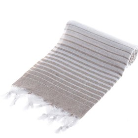 Resim Homedius Alagra Pamuklu Peştemal 100x170 cm Bej 