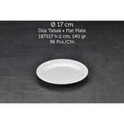 Resim Tuva Therm Melamin Int Düz Tabak 17 Cm 6 Adet 
