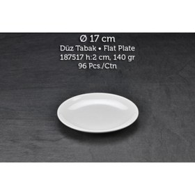 Resim Tuva Therm Melamin Int Düz Tabak 17 Cm 6 Adet 