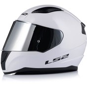 Resim LS2 Rapıd 2 Beyaz Fullface Motosiklet Kaskı Gri Camlı 