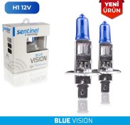 Resim Süper Beyaz Işık Far Ampülü - Xenon Etkili Yüksek Performans Ampül Blue Vısıon - H4 12v 