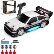 Resim Toyworld Toyworld1:24 Dört Tekerlekten Çekişli Uzaktan Kumandalı Sürüklenme Rc Uzaktan Kumandalı Araba Çocuk Oyuncağı Mavi 