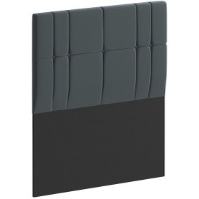 Resim Yatak Başlığı, Lidya Başlık Antrasit 100x100 Cm 