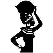 Resim Byr002 Afrikalı Kadın Tip 1 50x80 Cm Efsngrck 