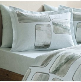 Resim Taç Butik Lune Pamuk Nevresim Seti Çift Kişilik Mavi 000000001000051335 Mavi 