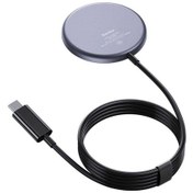 Resim Benks W06 MagSafe Wireless Şarj Aygıtı 15W Kablosuz Şarj Aleti Mıknatıslı Şarj Cihazı ZORE-220010 Siyah 