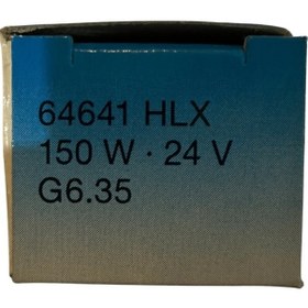 Resim Osram 64641 150w 24v G6.35 Duylu Halojen Spot Ampul 