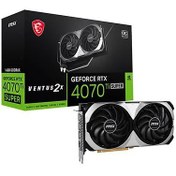 Resim MSI GEFORCE RTX4070TI SUPER 16G VENTUS 2X OC 16GB GDDR6X 256BIT 1XHDMI 3DP EKRAN KARTI 