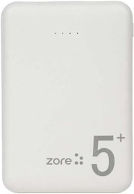 Resim Senon Zore ZR-PW04 Led Işıklı Taşınabilir Powerbank 5000 mAh (Beyaz) 