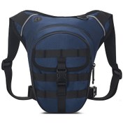 Resim Lemestar Su Motosiklet Bacak Çantası - Büyük Kapasiteli, Su Geçirmez, Reflektörlü, Ayarlanabilir 60-150cm Koyu Mavi 