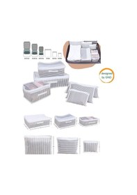 Resim Babylondy 6'lı Valiz Düzenleyici Set- Çizgili Gri 