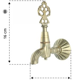 Resim Genel Markalar Osmanlı Musluk Lüx , Sarı - Garantili Musluk Başlığı Hamam Başlık 