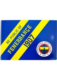 Resim Fenerbahçe Lisanslı Resim Defteri 25X35Cm Spiralli 