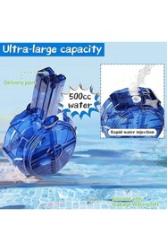 Resim Brother Toys Elektrikli Otomatik Atış Yapan Işıklı Su Tabancası 10 Metre Menzilli 500 Ml. Depolu 20 Cm. 