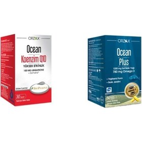 Resim Ocean Koenzim Q10 30 Ka Ve Plus 1200 Mg 2'Li Paket 