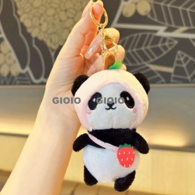 Resim Silver1 Karikatür Küçük Hediye Peluş Bebek Kolye Anahtarlık Çanta Kolye Aksesuarları (Yurt Dışından) 
