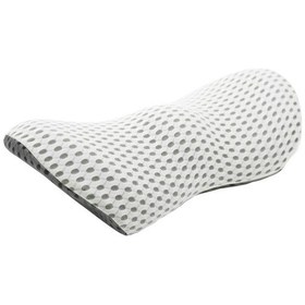 Resim Araba Malzemeleri Lomber Destek Bellek Köpük Araba Arkalığı Lomber Yastık Koltuk Minderi Bel Yastık, Renk: Derin Gri + Açık Gri, Size:deep Gray+light Gray 