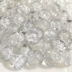 Resim 50 adet 8mm Cam Boncuk Takı Yapımı DIY için Uygun 