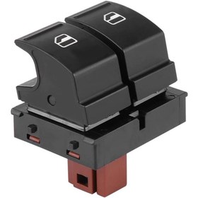 Resim DELCO SKODA FABİA SOL İKİLİ CAM AÇMA DÜĞMESİ ANAHTARI 2008--2014 