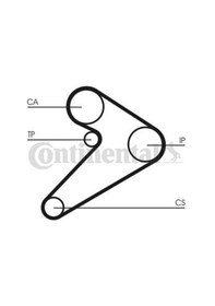 Resim Contı Ct517 - Triger Kayışı Eksantrik Kayışı Hyundaı H100 2.5l D 