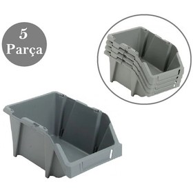 Resim Venoa Dg20 Depo Raf Düzenleyici Parça Saklama Avadanlık Kutusu 5 Parça 250x160x120 Mm 