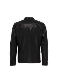 Resim Only & Sons Erkek Onsmıke Deri Ceket 22012339 Siyah 