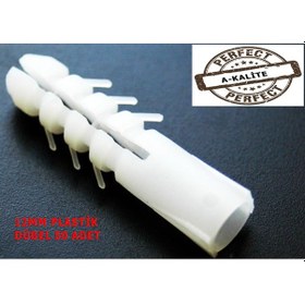 Resim 12Mm Plastik Dübel 50 Adet 