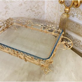 Resim İmren Collection Pirinç Gold Borcam Sunumluk 