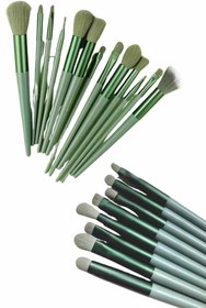 Resim Ronanna Profesyonel Makyaj Fırça Seti 13 Parça Yumuşak Kıllı Fırça Seti Far Fırçası 