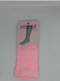 Resim Melba Kareli Polymid Soket Çorap Pembe 