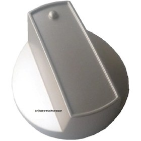 Resim Arçelik Set Üstü ve Ankastre Ocak Düğme 1 Adet Gri Renk Orijinal Yandan Kontrol Düğmesi 